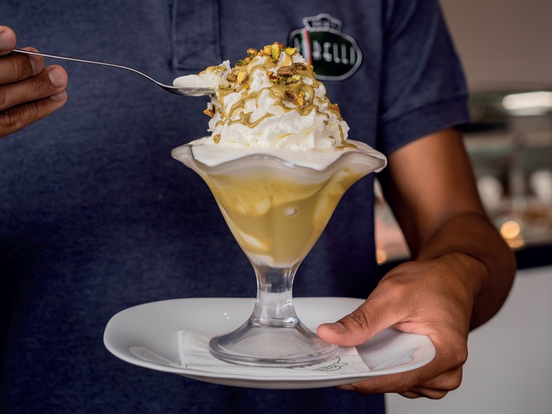 Taça Borellito com Creme de Pistache